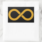 Autisme acceptatie oneindig rechthoekige sticker (Tas)