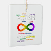 Autisme Acceptatie oneindige stippen Ornament (Rechts)
