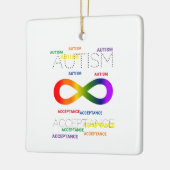 Autisme Acceptatie oneindige stippen Ornament (Links)