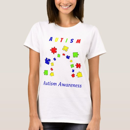 Autisme Acceptatie Puzzel Autisme bewustzijn dag T-shirt (Voorkant)