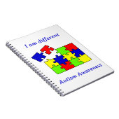 Autisme Acceptatie Puzzle Autism awareness day Notitieboek (Rechterzijde)