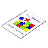 Autisme Acceptatie Puzzle Autism awareness day Notitieboek (Linkerzijde)