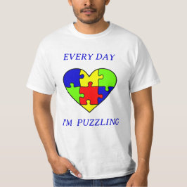 Autisme Acceptatie Puzzle Autism awareness day T-shirt