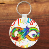 autisme acceptatie sleutelhanger (Voorkant)