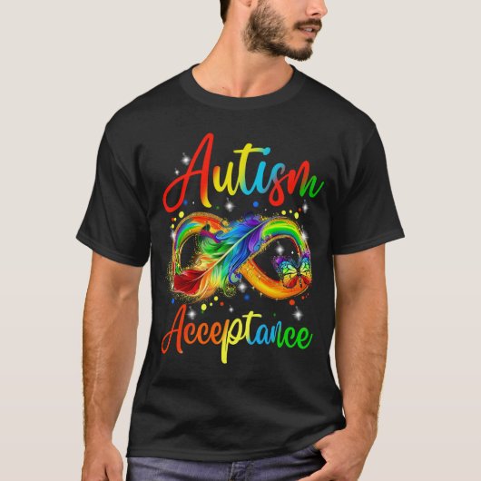 autisme acceptatie t-shirt (Voorkant)