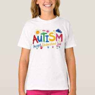 Autisme Accepteren Begrijpen Liefde T-shirt