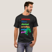 Autisme Acronym T-shirt (Voorkant volledig)