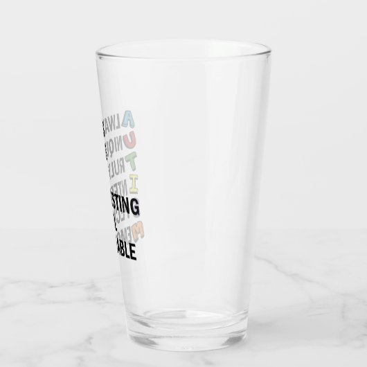 Autisme Acrostic Cute Rainbow Word Poem Glas (Links)