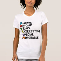 Autisme Acrostic Cute Rainbow Word Poem