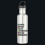 Autisme Acrostic Cute Rainbow Word Poem Waterfles<br><div class="desc">Een mooi akrotisch woordgedicht voor autisme. Altijd uniek echt interessant speciaal gedenkbaar. Een groot positief kenmerk van autistisch zijn voor het show,  je bent er trots op dat je in het spectrum zit. Acroniemen zijn zo cool.</div>