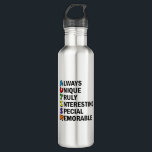 Autisme Acrostic Cute Rainbow Word Poem Waterfles<br><div class="desc">Een mooi akrotisch woordgedicht voor autisme. Altijd uniek echt interessant speciaal gedenkbaar. Een groot positief kenmerk van autistisch zijn voor het show,  je bent er trots op dat je in het spectrum zit. Acroniemen zijn zo cool.</div>