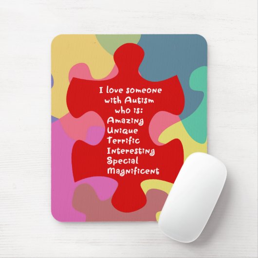 Autisme Acrostic Muismat (Met muis)