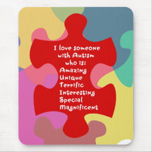 Autisme Acrostic Muismat