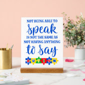 Autisme acryl teken acryl bord (Huwelijk)