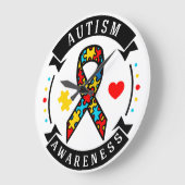 Autisme Acryl Wandklok (Hoek)