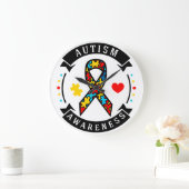 Autisme Acryl Wandklok (Huis)