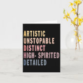 Autisme ADHD Autistisch Spectrum Neurodiversiteit Kaart (Gele Bloem)