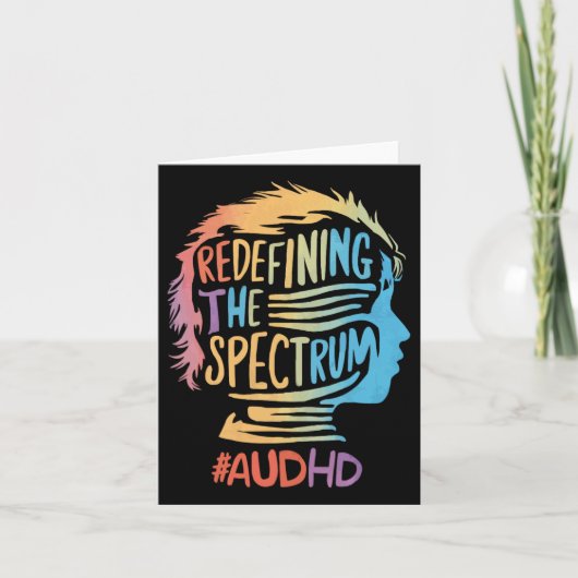 Autisme ADHD Autistisch Spectrum Neurodiversiteit Kaart (Voorkant)