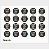 Autisme ADHD Autistisch Spectrum Neurodiversiteit Ronde Sticker (Vel)