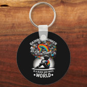 Autisme ADHD Autistisch Spectrum Neurodiversiteit Sleutelhanger (Voorkant)