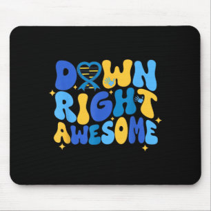 Autisme adhd down syndroom bewustzijn 321 down rec muismat