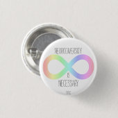 Autisme/ADHD/Pastel Ronde Button 3,2 Cm (Voorkant /achterkant)