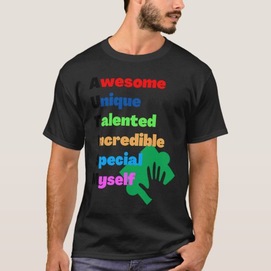 Autisme Afkorting T-shirt (Voorkant)