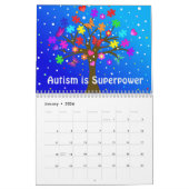 Autisme-agenda Kalender (Jan 2026)