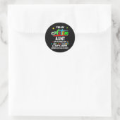 Autisme als Shirt voor autisme Ronde Sticker (Tas)