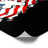 Autisme American Flag Puzzle Autism Awareness Supe Poster (Hoek)