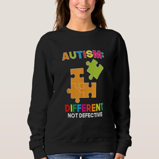 Autisme Anders Niet Defect Spectrum Ondersteuning Trui (Voorkant)