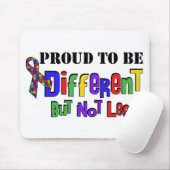 Autisme anders niet minder muismat (Met muis)