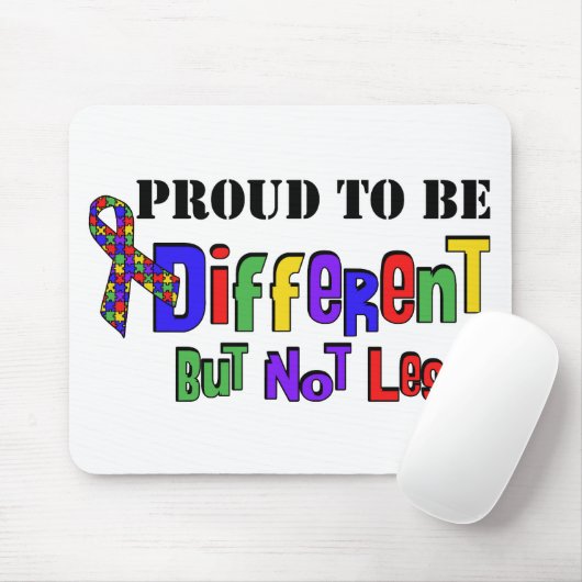 Autisme anders niet minder muismat (Met muis)