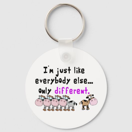 Autisme anders sleutelhanger (Voorkant)