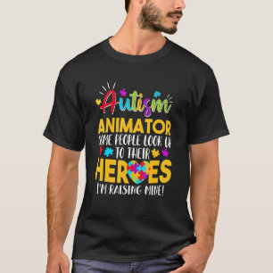 Autisme Animator Mensen kijken op hun heleboel T-shirt