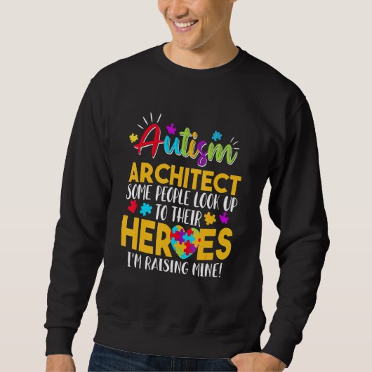 Autisme architect mensen kijken op hun helden Rais Trui (Voorkant)