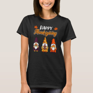 Autisme Asd Bewustzijn Puzzle Gnome Herfst Dankzeg T-shirt