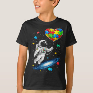 Autisme astronaut ballon autisme bewustzijn ruimte t-shirt