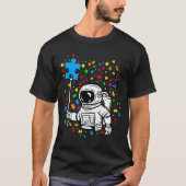 Autisme Astronaut Balloon Autism Space Ki T-shirt (Voorkant)