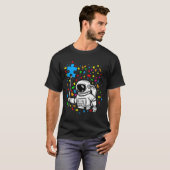 Autisme Astronaut Balloon Autism Space Ki T-shirt (Voorkant volledig)