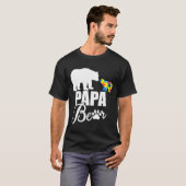 Autisme Autisme Beer Autistic Papa T-shirt (Voorkant volledig)
