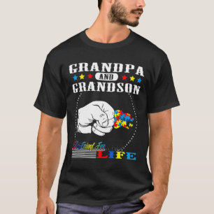 Autisme-Autisme Bewustzijn Opa Kleinzoon Beste Vuu T-shirt