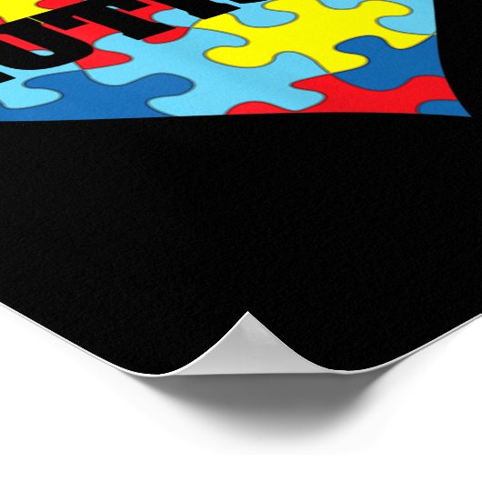 Autisme - Autisme bewustzijn Shirten 2020 Poster (Hoek)