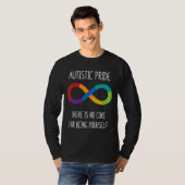 Autisme-Autisme Infinity Symbool Neurodiversiteit T-shirt (Voorkant volledig)