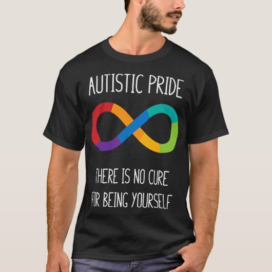 Autisme-Autisme Oneindigheidssymbool Neurodiversit T-shirt (Voorkant)