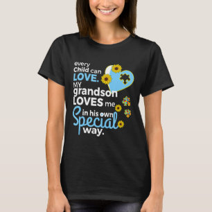Autisme-Autisme Opa Oma Elk Kind Kan Van Iedereen T-shirt