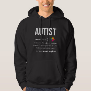 Autisme Autistic Asperger Syndrom Aspie Puzzle Aut Hoodie