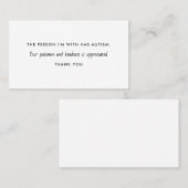 Autisme Autistic Patience Information Visitekaartje (Voorkant / Achterkant)