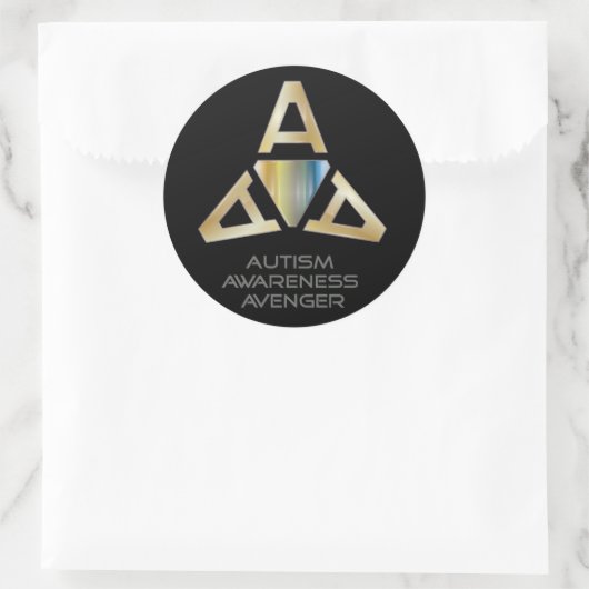 Autisme Avenger Logo Stickers (Tas)