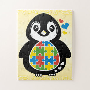 Autisme AW-puzzel met Gift Box, 30 overmaats stuk Legpuzzel